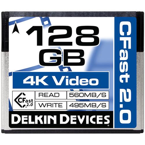 Delkin Devices 128GB Cinema CFast 2.0 Memory Card