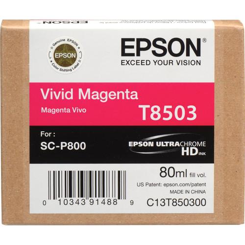 Epson T850300 UltraChrome HD Vivid Magenta Ink Cartridge