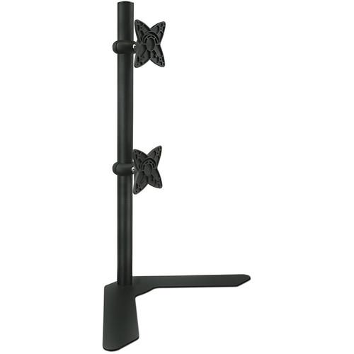 Mount-It! MI-758 Vertical Dual, Articulating, Computer Monitor Desk Stand