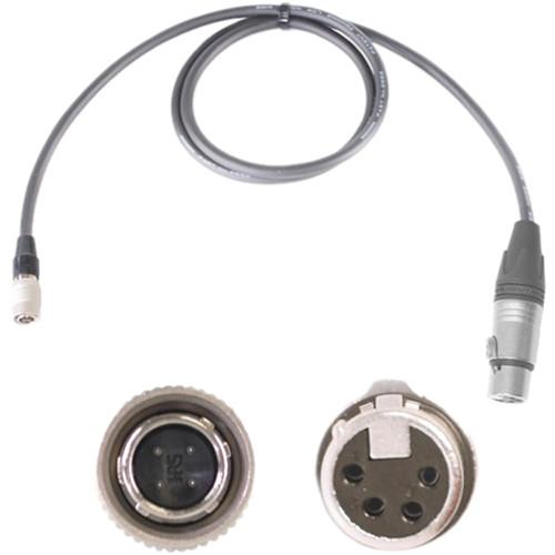 Nebtek 4-Pin Hirose Male to 4-Pin XLR Female Power Cable