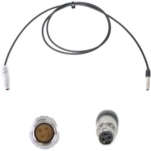 Nebtek 4-Pin LEMO Male to 3-Pin Female Nanocon from RED to Odyssey 7 7Q Power Cable