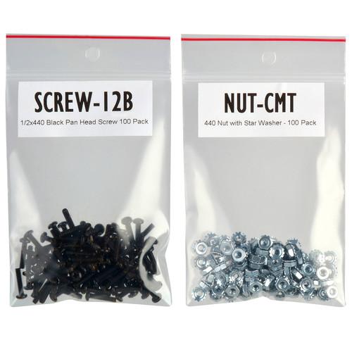 TecNec 12B Pan Head Screws with Nut & Washers Kit