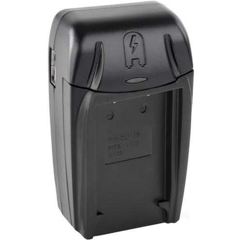 Watson Compact AC DC Charger Kit with Battery Adapter Plate for LI-10B, LI-12B, or DB-L10