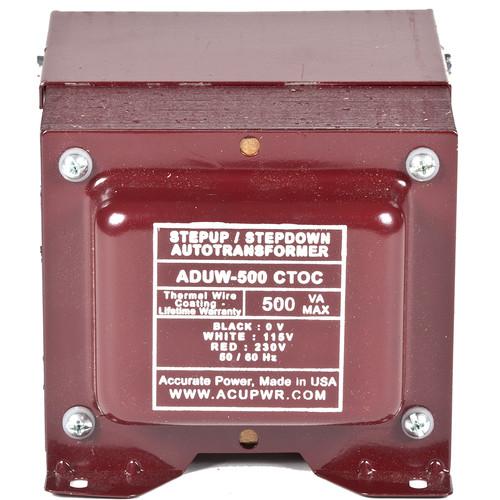 ACUPWR 500W Step-Up Step-Down Knock-Out Box Transformer for 220-240V
