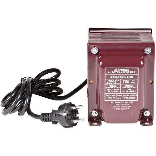 ACUPWR 750W Step-Down Transformer for 220-240V Cooling Appliances