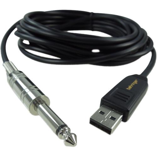 Behringer GUITAR 2 USB - 1 4" Instrument to USB Type-A Cable