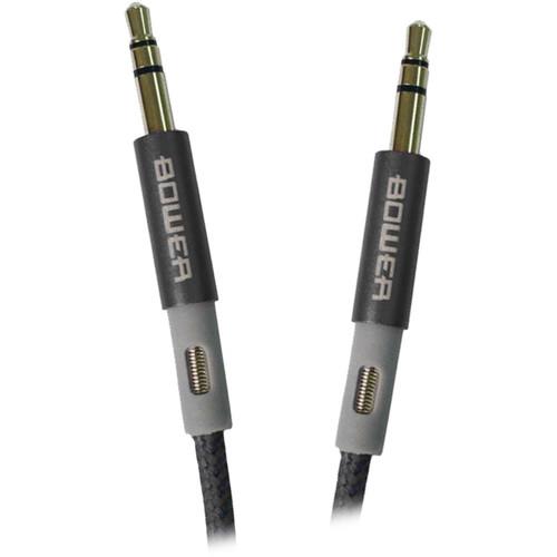 Bower BI-CBA3BLK 3.5mm to 3.5mm Auxiliary Cable