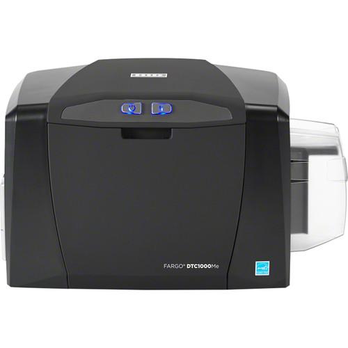 Fargo DTC1000Me Single-Sided Monochrome ID Card Printer with Ethernet Internal Print Server, and ISO Magnetic Stripe Encoder