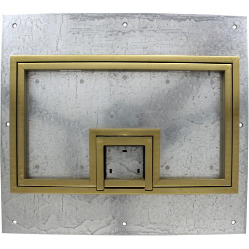 FSR U-Access Cover with Lift-Off Door & 0.5" Brass Square Flange for FL-600P Box