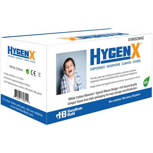 HamiltonBuhl 2.5" Disposable Cotton Ear Cushion Covers for Personal Headphone & Headset