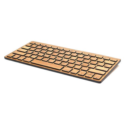Impecca Bamboo Bluetooth Compact Wireless Keyboard