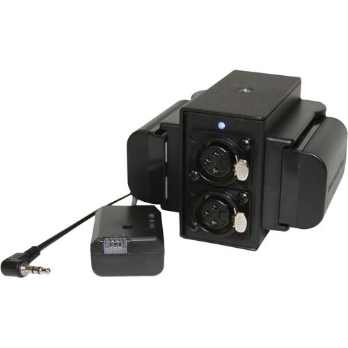 IndiPRO Tools Dual LP-E6 Power Grid & XLR Audio Box with NP-FW50 Dummy Battery