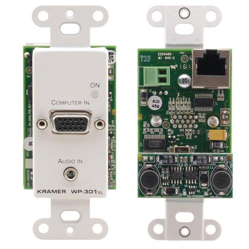 Kramer 15-Pin VGA and 3.5mm Stereo 1-Gang Active Wall Plate Transmitter