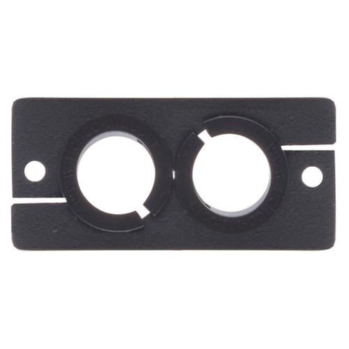 Kramer Dual 9mm Cable Pass-Through Wall Plate Insert