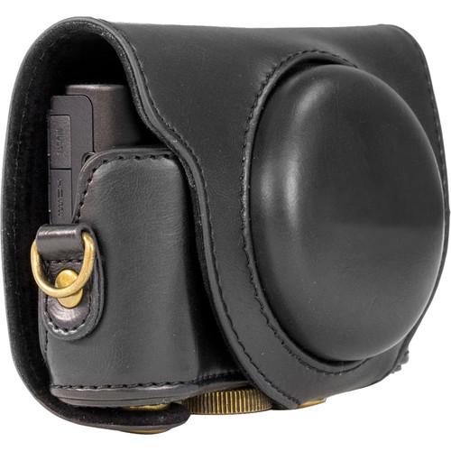 MegaGear Ever Ready  Leather Camera Case for Sony Cyber-shot DSC-HX90V or DSC-HX80B
