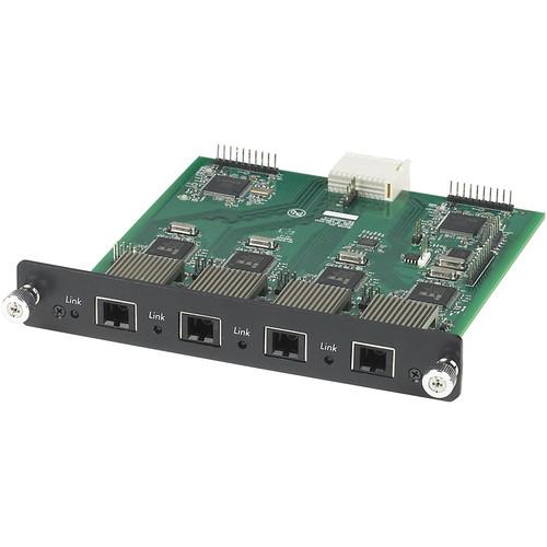 MuxLab 500477 4-Channel Fiber Output Card for Multimedia 16x16 Matrix Switch