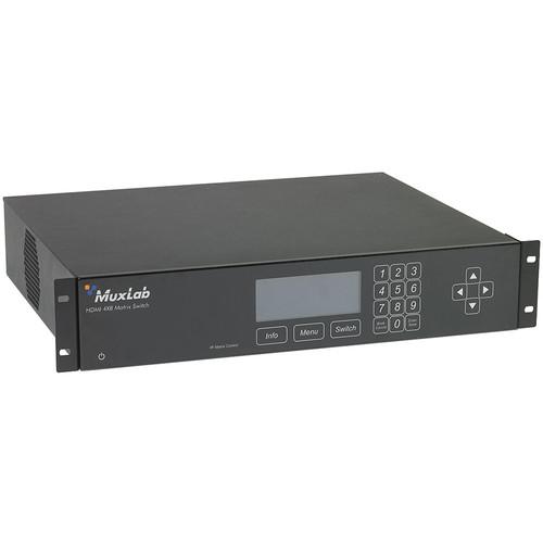 MuxLab HDMI 4x8 Matrix Switch HDBaseT & PoE