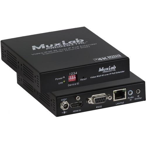MuxLab Video Wall 4K HDMI over IP PoE Transmitter