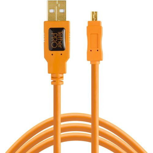 Tether Tools TetherPro USB 2.0 Type-A Male to Mini-B Male Cable
