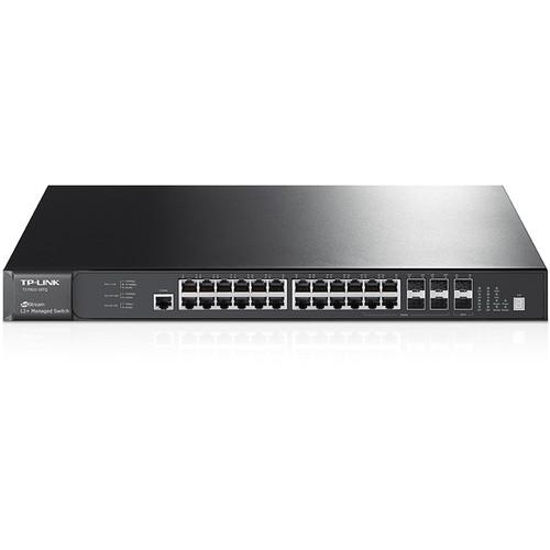 TP-Link T2700G-28TQ JetStream 28-Port Gigabit Stackable L2 Managed Switch