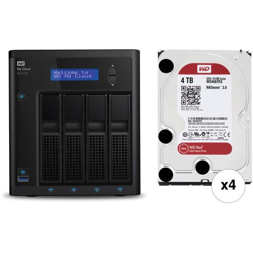 WD My Cloud Expert Series EX4100 16TB NAS Kit