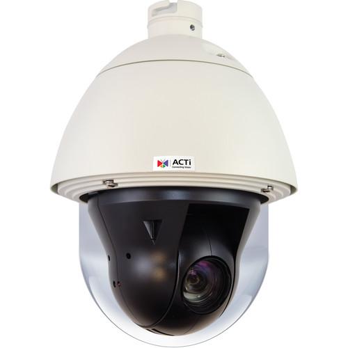 ACTi I910 4MP Outdoor Day Night Vandal Resistant PoE Speed Dome Camera with 4.5 to 148.5mm Varifocal Lens