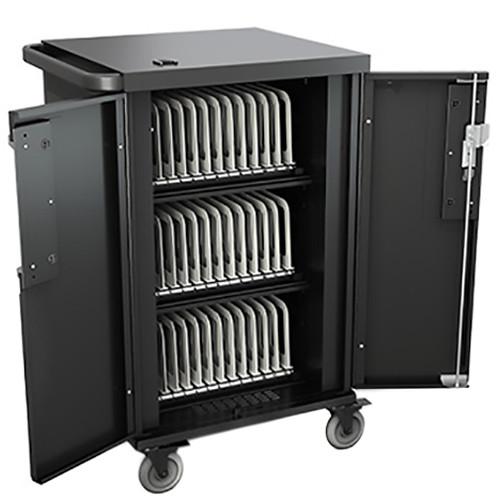 Bretford Core X Charging Cart with Back Panel for Up to 36 Devices