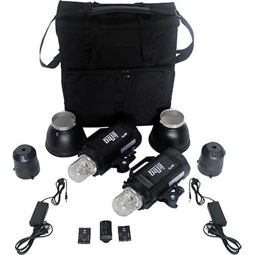 Dynalite Baja B4 Battery Powered 2-Monolight Kit with Case