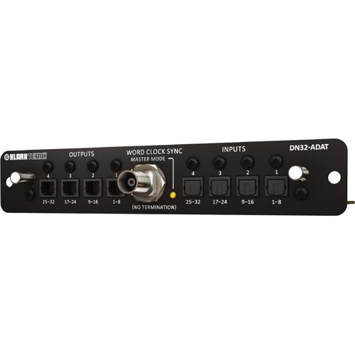 Klark Teknik DN32-ADAT 32-Channel ADAT Expansion Card for M32 Console
