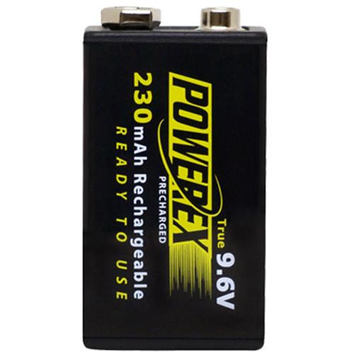 Powerex 9V Precharged Rechargeable NiMH Battery