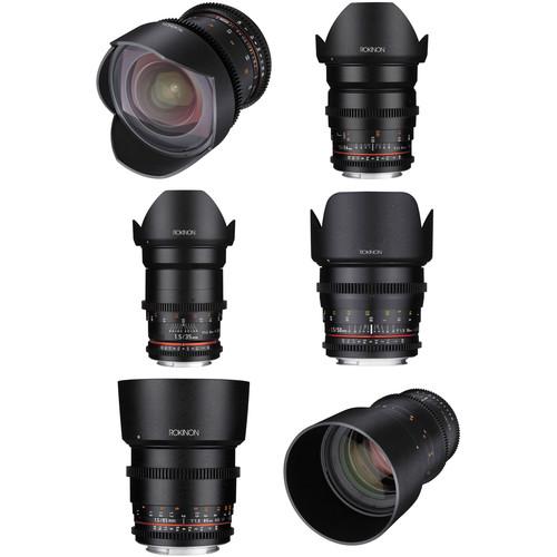 Rokinon Cine DS 6 Lens Kit with MFT Mount