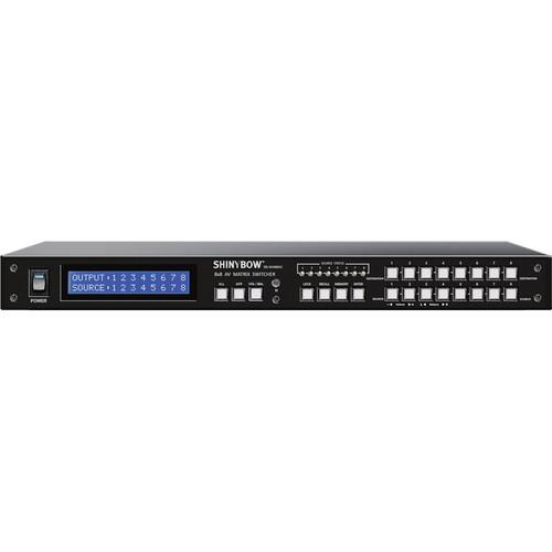Shinybow SB-5548BNC 8x8 Composite Video & Audio Switcher with Volume Control