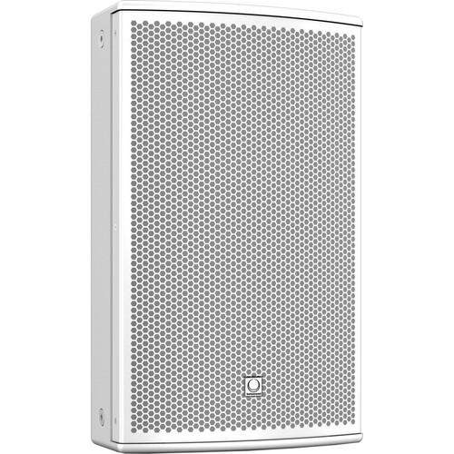 Turbosound NuQ102-AN-WH 600W 2-Way 10" Full-Range Powered Loudspeaker with KLARK TEKNIK DSP Technology and ULTRANET Networking
