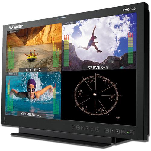 Wohler 20" LCD Video Monitor with 4 Auto-Sensing Inputs and Tabletop Mount