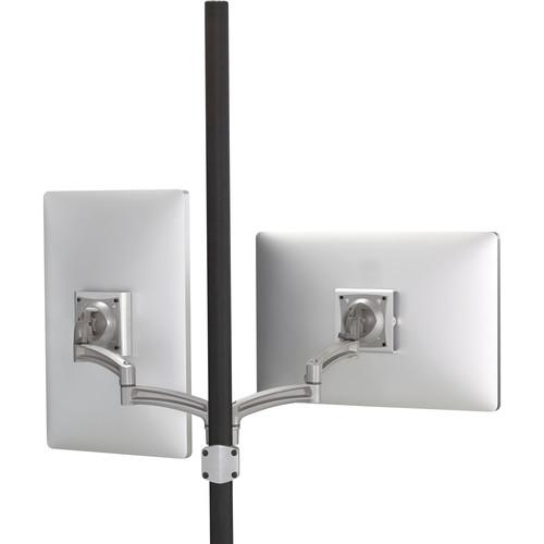 Chief K2P220S Kontour K2P Dual Monitor Manual Height-Adjustable Pole Mount Articulating Arms