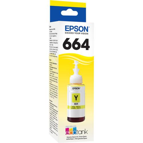 Epson T664 Yellow Ink Bottle