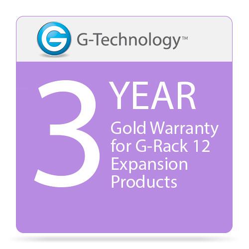 G-Technology Gold 3-Year Service Warranty for G-Rack 12 Expansion Products