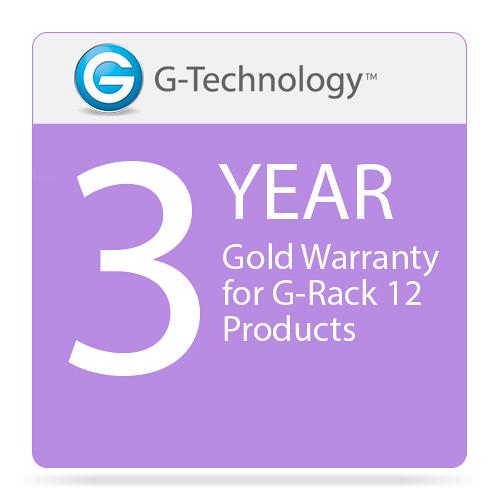 G-Technology Gold 3-Year Service Warranty for G-Rack 12 Products