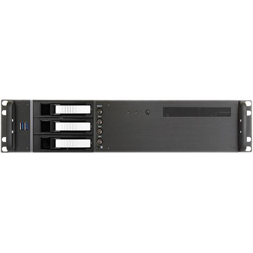 iStarUSA D-230HB-T 2U Compact 3 x 3.5" Bay Hotswap microATX Rackmount Chassis