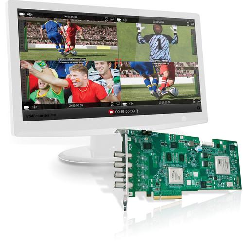 Matrox VS4 HD-SDI Capture Card with VS4Recorder Pro Software Bundle