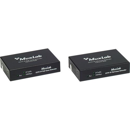 MuxLab LongReach CCTV IP PoE Extender Kit for 30W Camera