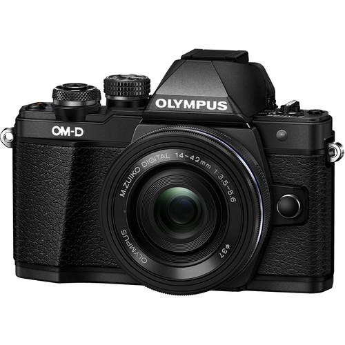 Olympus OM-D E-M10 Mark II Mirrorless Micro Four Thirds Digital Camera with 14-42mm EZ Lens