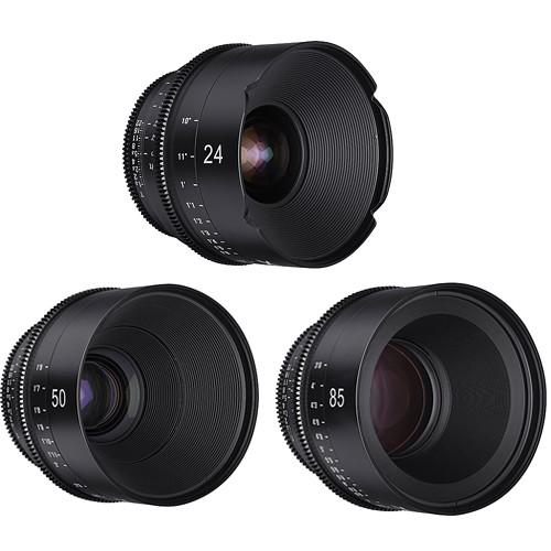 Rokinon Xeen 24, 50, 85mm T1.5 Lenses for Nikon F Mount
