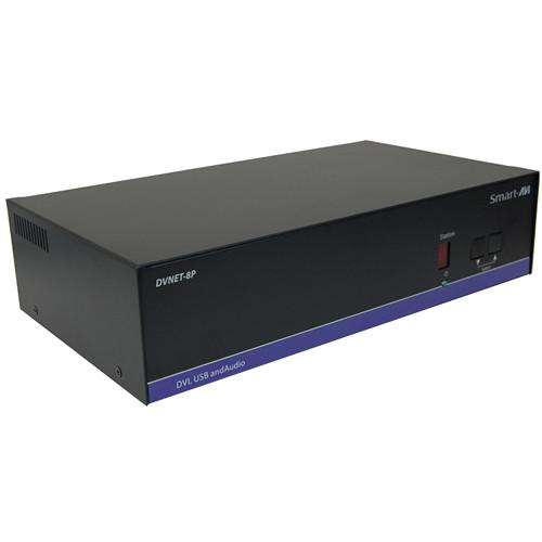 Smart-AVI DVN-8Pro 8-Port DVI-D KVM Switch with USB 2.0 Sharing