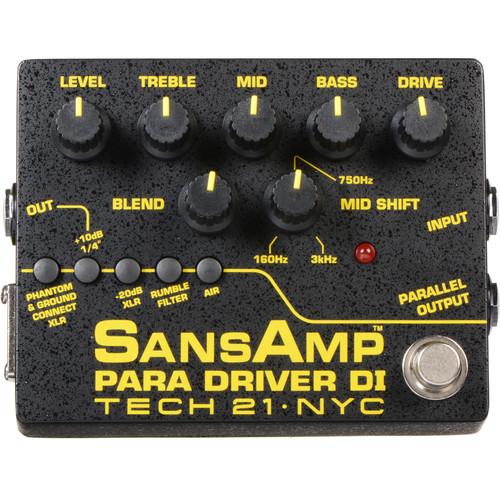 TECH 21 SansAmp Para Driver DI Pedal