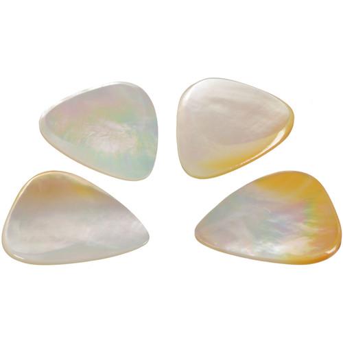 Timber Tones Shell Tones Gold MOP Guitar Picks