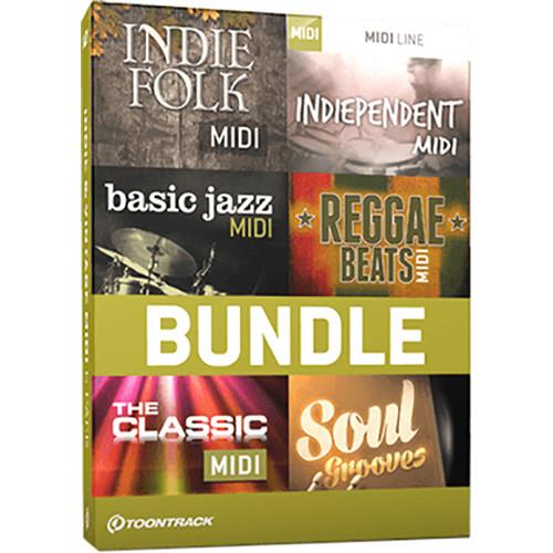Toontrack Indie & Vintage MIDI 6 Pack - Drum MIDI Packs