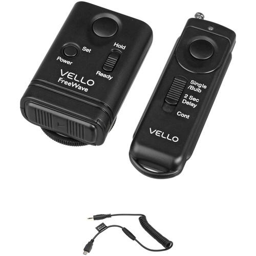Vello FreeWave Remote Shutter Release Kit for Select Nikon & Fuji Cameras