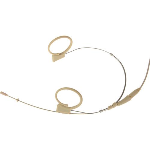 Voice Technologies VTDUPLEX-VOCAL Omni-Stage Performance Headset Microphone with 2-Wire Pigtail for Most Adult Size Heads