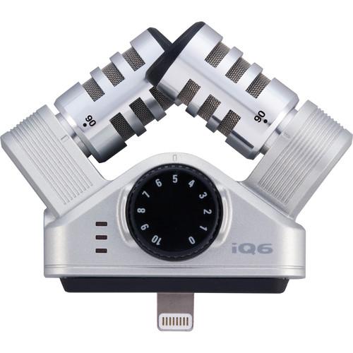 Zoom iQ6 Stereo X Y Microphone for iOS Devices with Lightning Connector